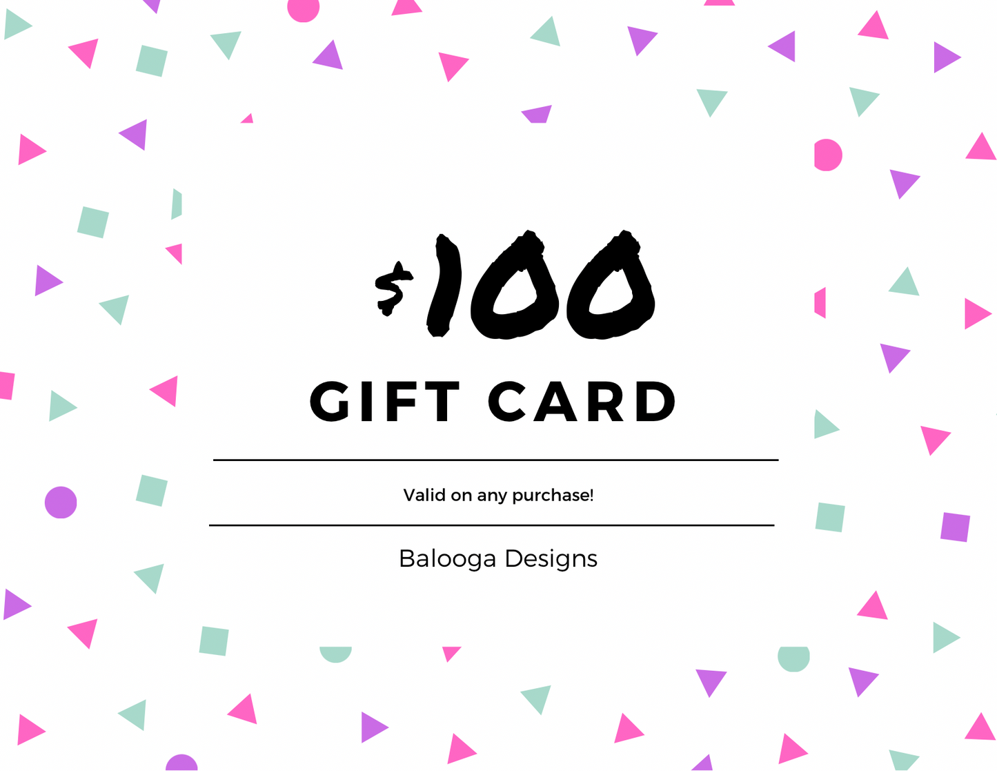 Balooga Designs Gift Card - Balooga Designs