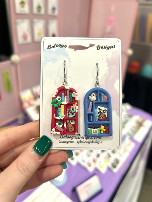 Custom Themed Bookshelf Dangles