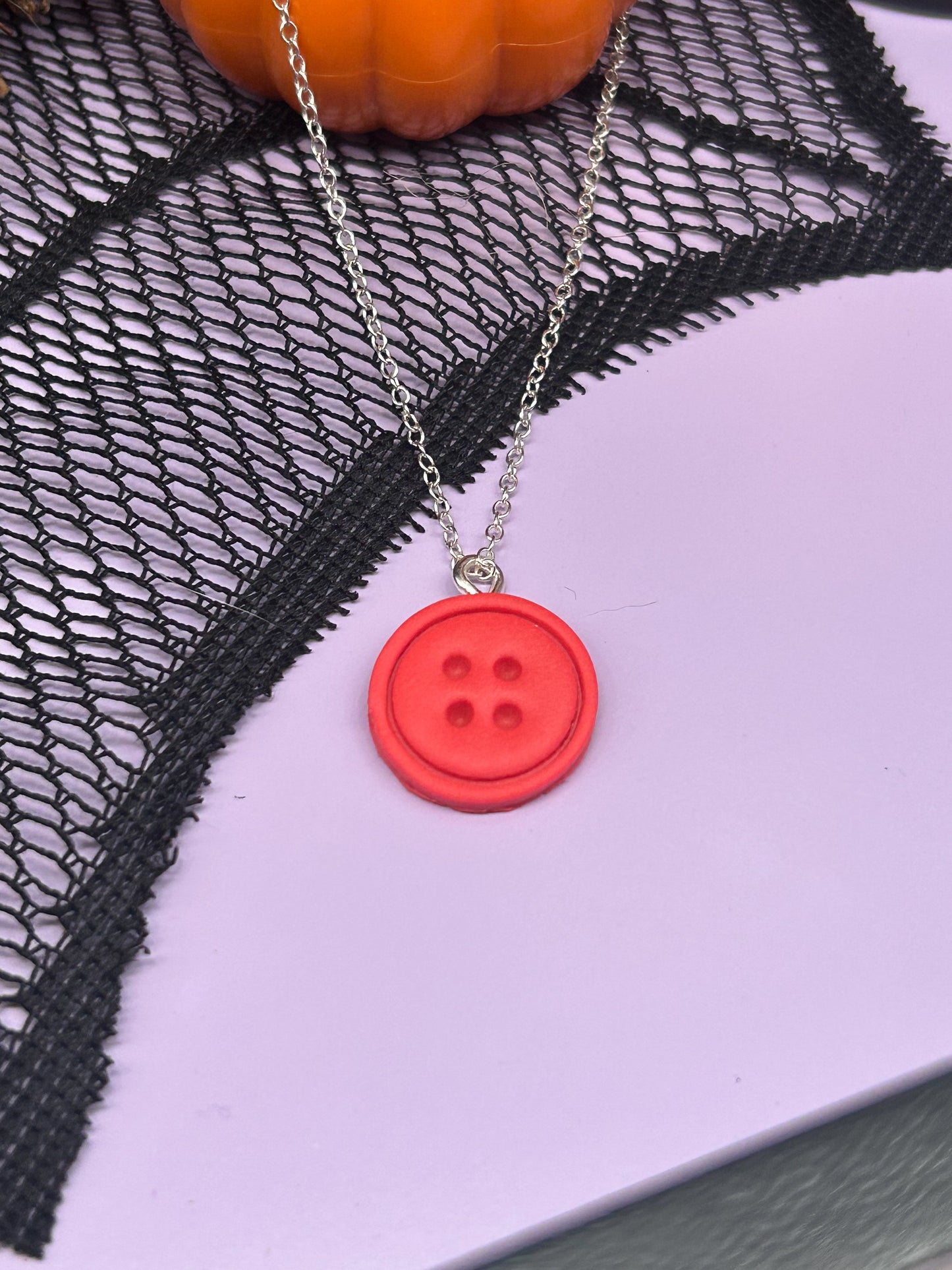 Button Eyes Necklace