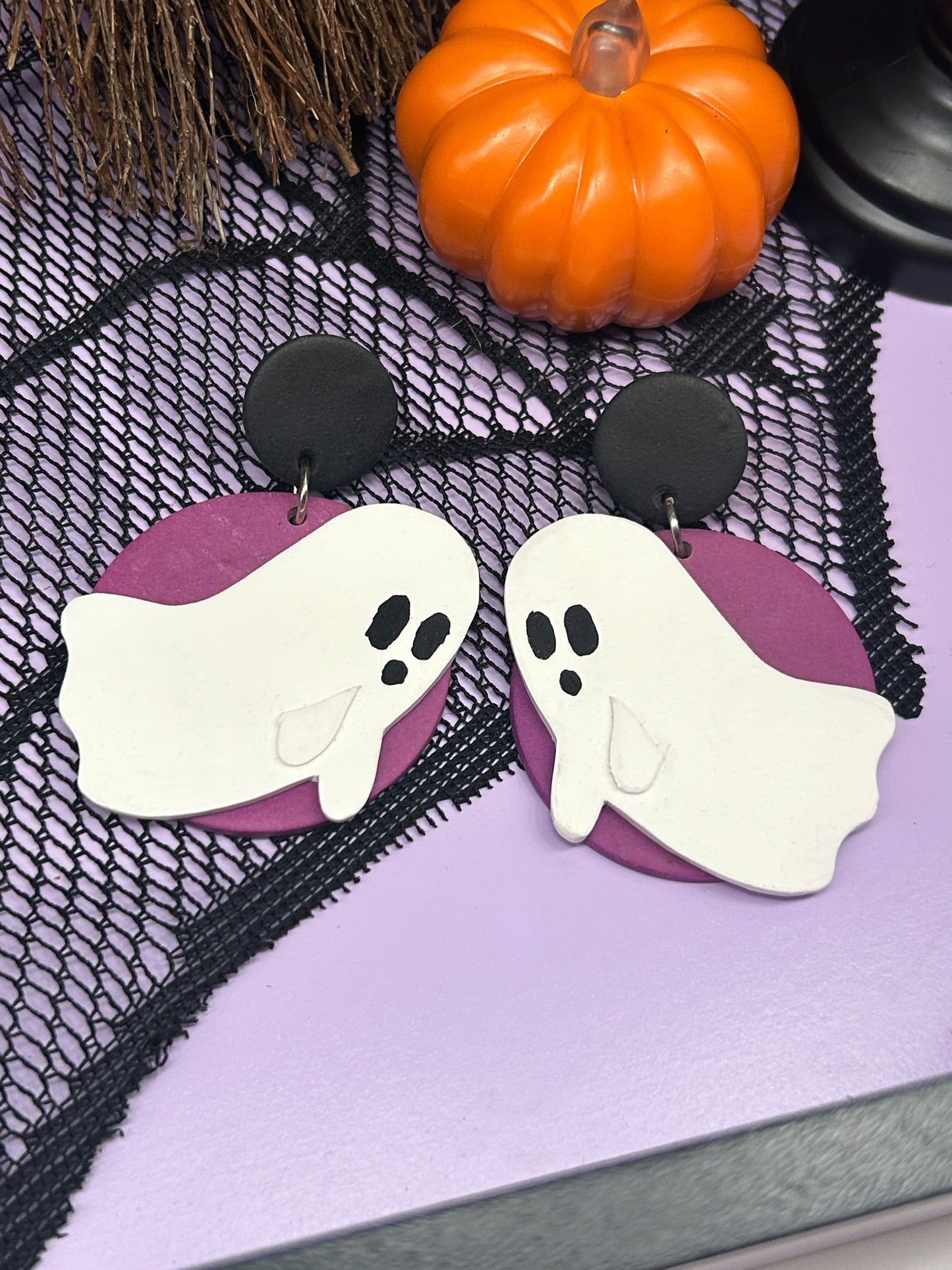 Oversized Ghostie Dangles