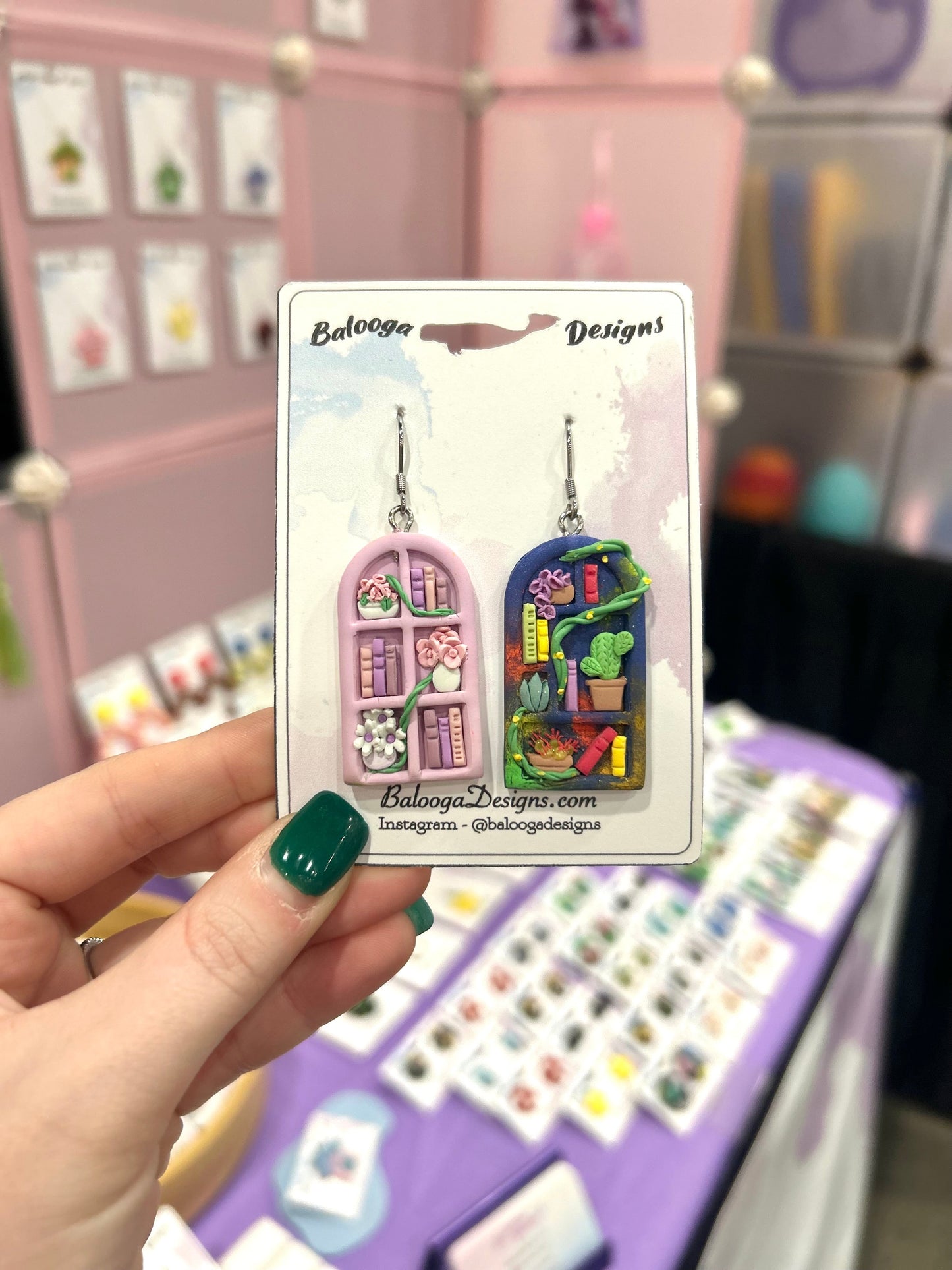 Floral Transformation Themed Bookshelf Dangles