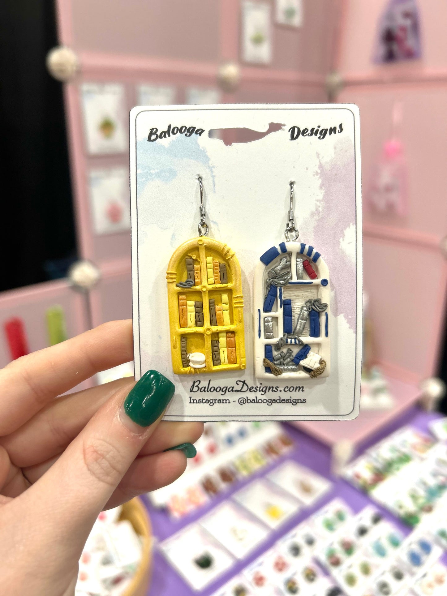 Droid Buddies Themed Bookshelf Dangles