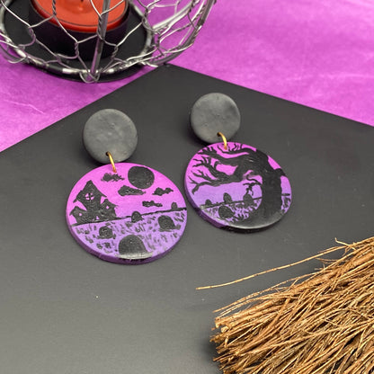 Hallows' Eve Scene Earrings