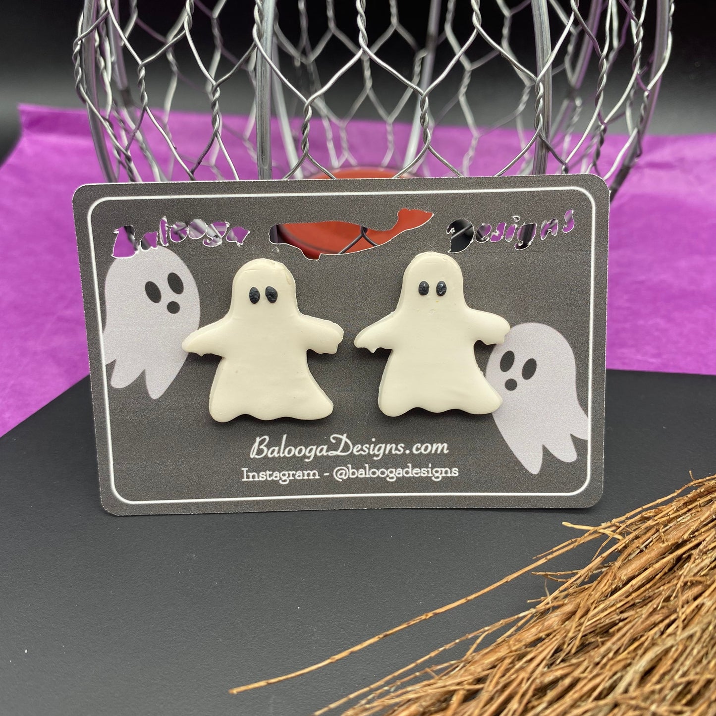 Ghostie Stud Earrings