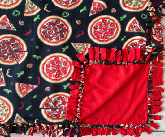 Slice of Warmth Fleece Tie Blanket