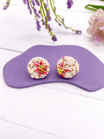 Circle Studs - Stargazing B - Balooga Designs