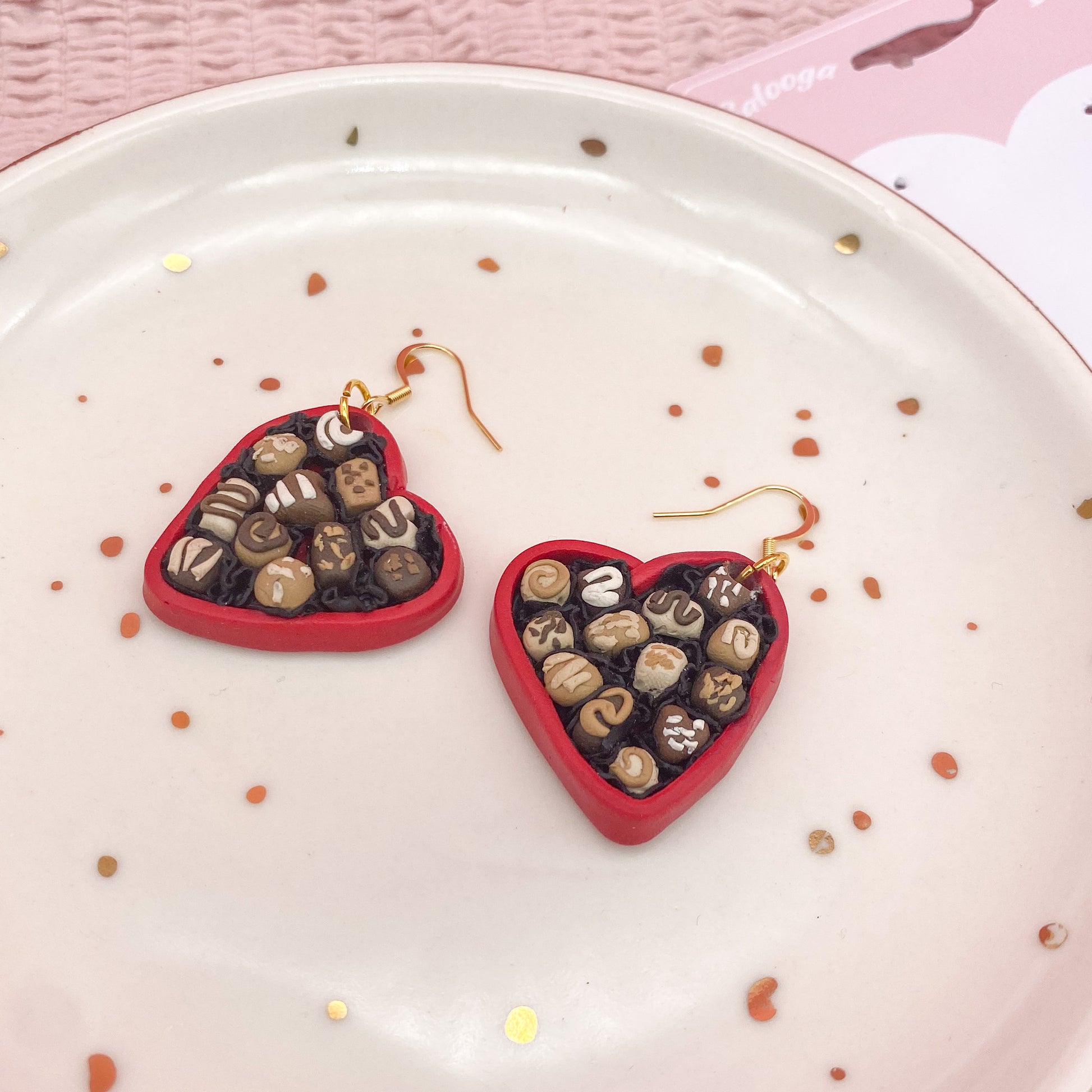 Gift of Chocolate Dangles - Balooga Designs