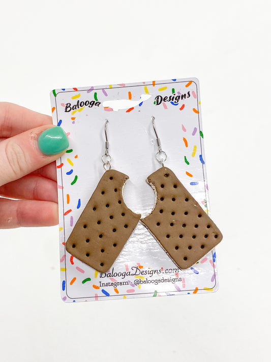 Ice Cream Sandwich Dangles - Balooga Designs