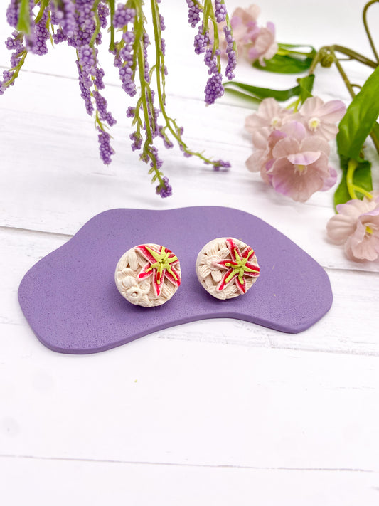 Circle Studs - Stargazing D - Balooga Designs