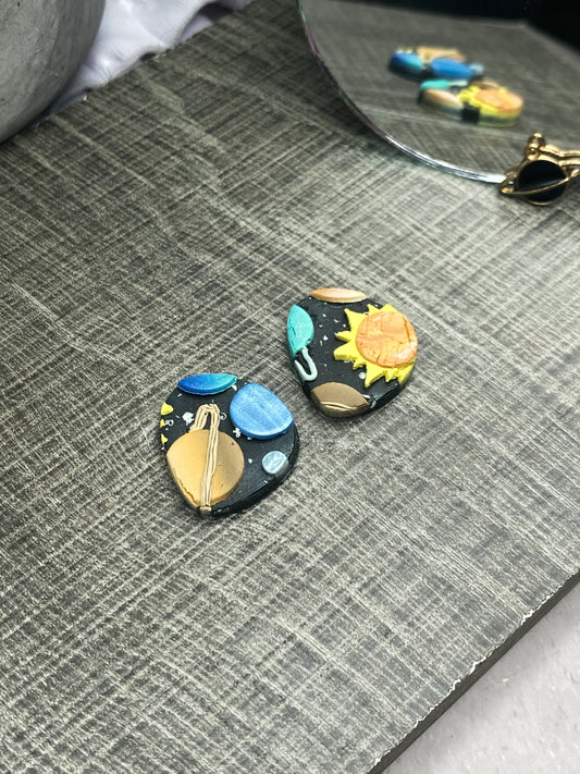 Pebble Studs - Solar System