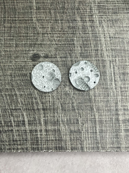 Circle Studs - Moon B