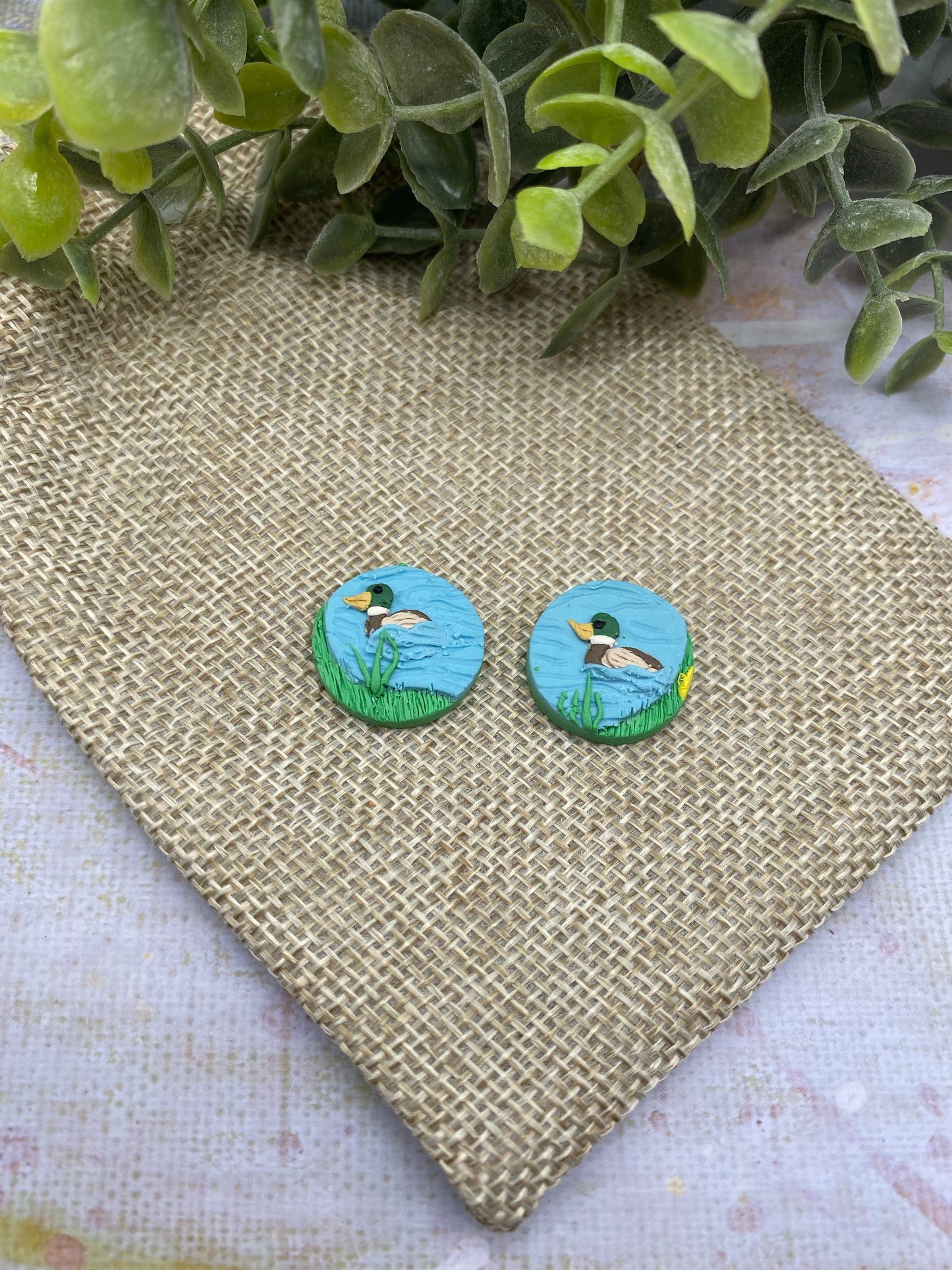 Circle Studs - EIEIO A - Balooga Designs