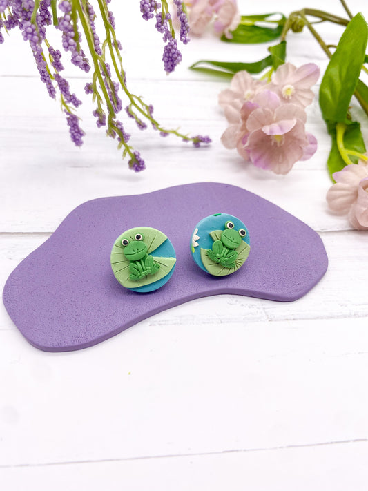 Circle Studs - Pond A - Balooga Designs