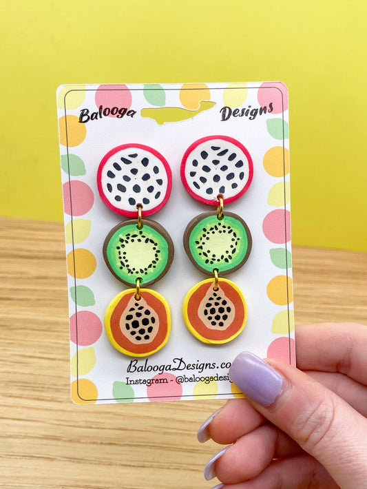 Fruit Slice Dangles - Balooga Designs