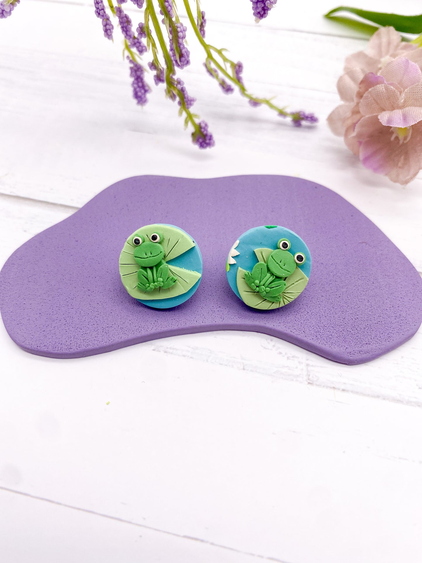 Circle Studs - Pond A - Balooga Designs