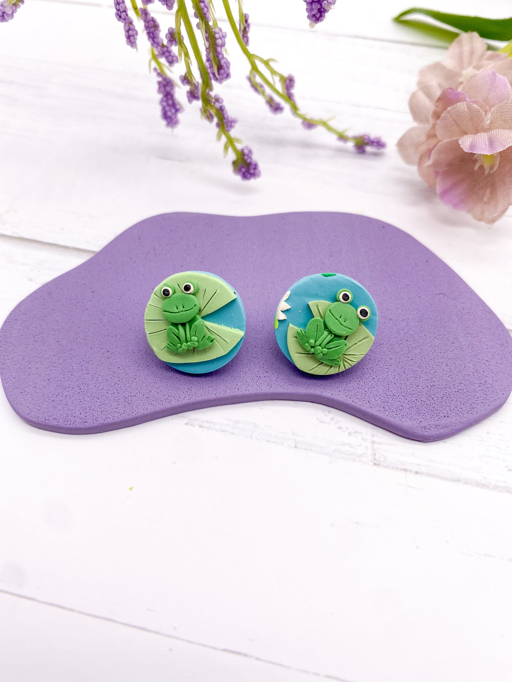 Circle Studs - Pond A - Balooga Designs