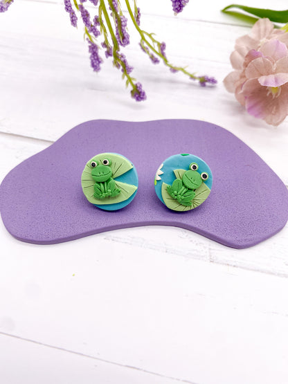 Circle Studs - Pond A - Balooga Designs